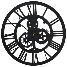 vidaXL 325168  Wall Clock Black 30 cm Acrylic