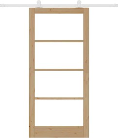 vidaXL Συρόμενη Πόρτα ORKDAL Φυσικό 93 x 202 cm