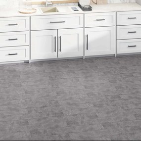 vidaXL Πλάκες Δαπέδου 36 pcs Σκυρόχρωμο Γκρι 5,02 m² PVC