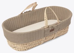 SNUZ Πλεκτή καλαθούνα με στρώμα TRUFFLE