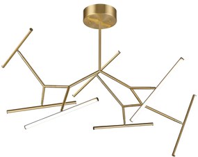 Φωτιστικό Οροφής Πολύφωτο LED Dimmable Zambelis 2073 Gold
