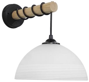 Απλίκα Τοίχου Heronia Stick 02-0238 Black/White
