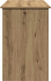 vidaXL Γραφείο Καφέ Δρυς 102x50x75 εκ. από Επεξεργασμένο Ξύλο