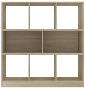 vidaXL Βιβλιοθήκη Χρώμα Sonoma Δρυς 97,5x29,5x100 εκ. από Επεξ. Ξύλο