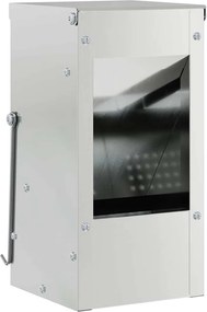 vidaXL Ταΐστρα Χαμστεριών Ασημί 12,5 x 12,5 x 25 εκ.