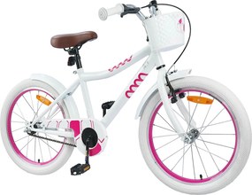 vidaXL Παιδικό Ποδήλατο 18 ίντσες για 5-7 ετών Λευκό