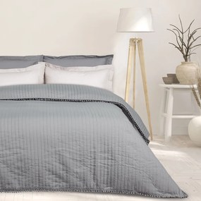 Κουβερλί Υπέρδιπλο (220x240) Das Home Happy Iron Free 9653 Grey