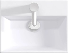vidaXL Λεκάνη μπάνιου Χρωμέ 39 x 30,5 x 12,5 εκ Μέταλλο