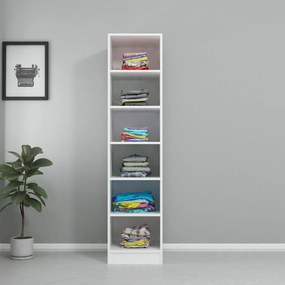 Βιβλιοθήκη Λευκό KALE 190 52x45x190