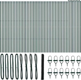 vidaXL Στύλος Περιφράξεων Πράσινο 100 x 1,5 μ (50 χλστ πλέγμα)