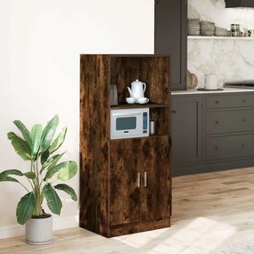 vidaXL Ντουλάπι Κουζίνας Καπνιστή Δρυς 57x41,5x131,5 εκ. Επεξεργ. Ξύλο