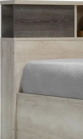 Κρεβάτι OLYMPUS pakoworld σε χρώμα castillo-toro 140x200εκ