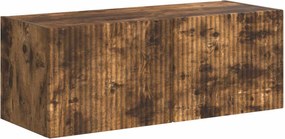 vidaXL Επιτοίχιο 6 pcs Καπνιστό Δρύς