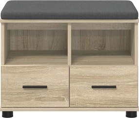 vidaXL Παγκάκι Χαλωρίου Δρύς Sonoma 60 x 38 x 46 εκ