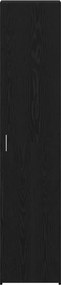 vidaXL Highboard Μαύρη Οξυά 40 x 42,5 x 185 εκ.
