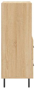 vidaXL Ντουλάπι Sonoma Δρυς 34,5x34x90 εκ. από Επεξεργασμένο Ξύλο
