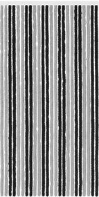 vidaXL Κουρτίνα εντόμων Chenille Γκρι και Μαύρο 100 x 200 cm 100% PP