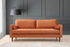 3-Seat Sofa Rome - Orange Orange