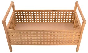 vidaXL Πάγκος με Αποθηκευτικό Χώρο 93 x 49 x 49 εκ Μασίφ Ξύλο Καρυδιάς