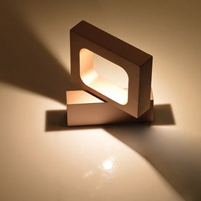 Απλίκα Τοίχου LED Aca Cyclop ZD80856LEDGD Dark Gold
