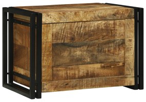 vidaXL Κουτί αποθήκευσης 60x40x41 εκ. Μασίφ τραχύ ξύλο μάνγκο