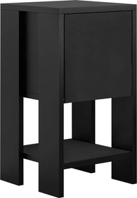 Κομοδίνο Ema Megapap χρώμα μαύρο 30x30x55εκ.