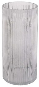 Βάζο Allure PT3679GY 12x12x30cm Grey Present Time Glass