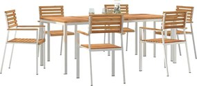 vidaXL Σέτ φαγητού για κήπο 7 pcs