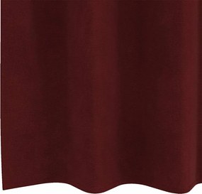 vidaXL Κουρτίνες συσκότισης 2 pcs Κόκκινο 140 x 245 cm Βελούδο