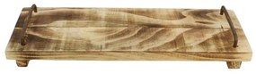 Δίσκος Σερβιρίσματος Burned 012.862033501 50x14x6,5cm Natural Wood