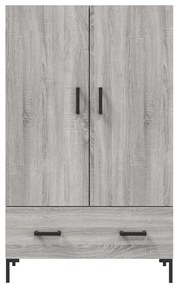 vidaXL Ντουλάπα Γκρι Sonoma 69,5 x 31 x 115 εκ. από Επεξεργασμένο Ξύλο