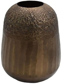 Βάζο Μεταλλικό 941-124-006 21x27cm Bronze Metal