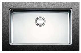 Apell Linear Plus FEM71 Ανοξείδωτος Λείος Υποκαθήμενος Νεροχύτης Με 1 Γούρνα 75x44 cm