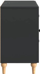 vidaXL Ντουλάπι TV Μαύρο 89 x 34,5 x 60 εκ. Επεξεργασμένο Ξύλο