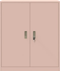 vidaXL Ντουλάπι αποθήκευσης Ροζ 90 x 40 x 105 cm Ατσάλι