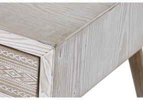 Τραπεζάκι Καφέ DKD Home Decor Έλατο βαμβάκι (110 x 60 x 50 cm)