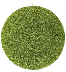 Χριστουγεννιάτικη Μπάλα Polyfoam Λαχανί Glitter 20εκ. iliadis 83546