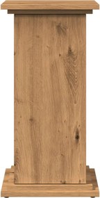 vidaXL Βάση Οθόνης με Αποθ. Αρτισιανή Δρυς 31x30x60 εκ Επεξεργ. Ξύλο