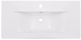 vidaXL Νιπτήρας Ένθετος Λευκός 81 x 39,5 x 18,5 εκ. Κεραμικός