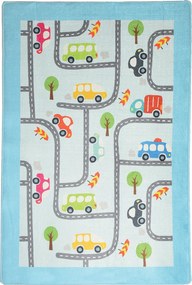 Carpet (100 x 160) Baby Cars Multicolor