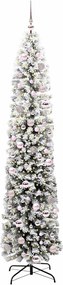 vidaXL Τεχνητό Χριστουγεννιάτικο Δέντρο με 300 LED Πράσινο 210 cm