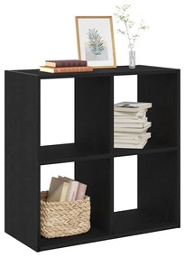 vidaXL Βιβλιοθήκη Μαύρη δρυς 68,5 x 32 x 68,5 εκ Επεξεργασμένο ξύλο