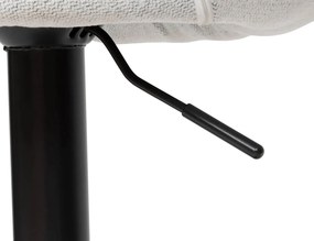 ΚΑΡΈΚΛΕΣ &amp; ΠΟΛΥΘΡΌΝΕΣ SASHA GR/BLK ADJ BAR STOOL ATMOSPHERA 207338A