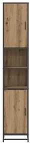 vidaXL Ντουλάπι Μπάνιου artisan δρυς 35 x 37.5 x 188.5 εκατοστά