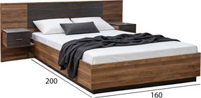 ΣΕΤ ΚΡΕΒΑΤΟΚΑΜΑΡΑΣ 5ΤΜΧ CARYS HM10888.11 ΜΕΛΑΜΙΝΗ ΣΕ ΚΑΡΥΔΙ