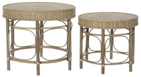Βοηθητικό Τραπέζι DKD Home Decor 61 x 61 x 52 cm Φυσικό Ξύλο