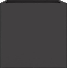 vidaXL Ζαρντινιέρα Μαύρη 49x47x46 εκ. από Χάλυβα