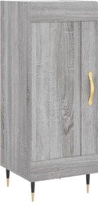vidaXL Ντουλάπι Γκρι Sonoma 34,5x34x90 εκ. από Επεξεργασμένο Ξύλο