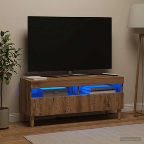 vidaXL Ντουλάπα LED Τηλεόρασης Artisan Δρυς Επεξεργασμένο Ξύλο