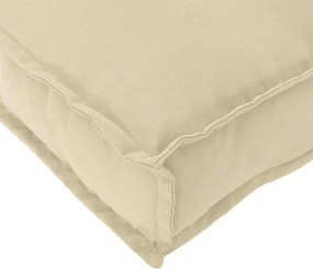 vidaXL Μαξιλάρι Μπεζ 110 x 40 x 8 εκ Ύφασμα Όξφορντ
